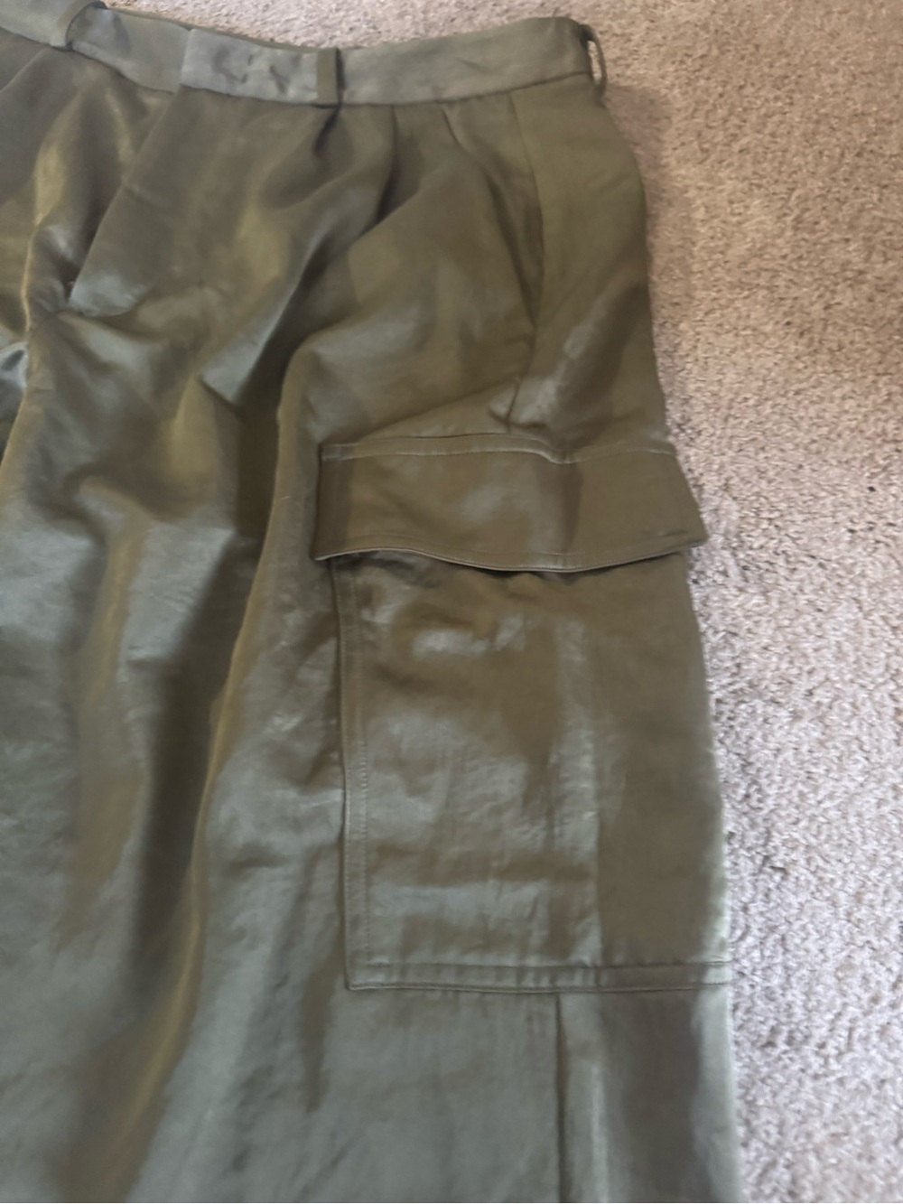 Madewell Olive Green Button pants - Picture 7 of 7